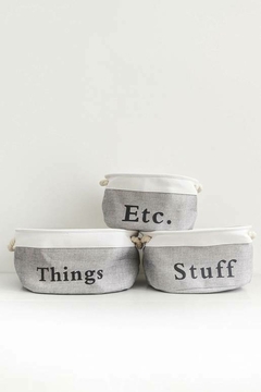 Set x 3 Canastos Decorativos