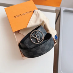 Cinto masculino com estampa quadriculada Louis Vuitton - comprar online