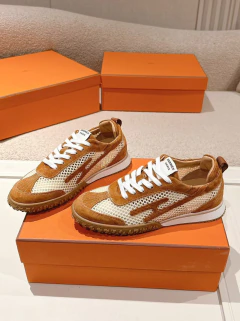 Tênis Casual com Detalhes em Tela Hermes na internet