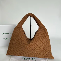 Bolsa de mão trançada grande Bottega