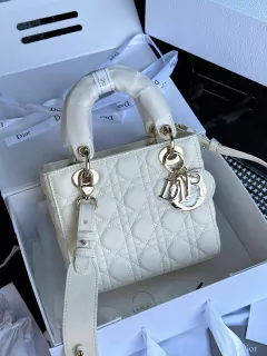 Bolsa Christian Dior mini off white - comprar online