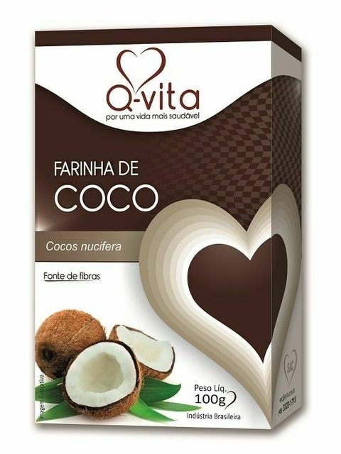 Farinha de Coco 100g - Q-Vita