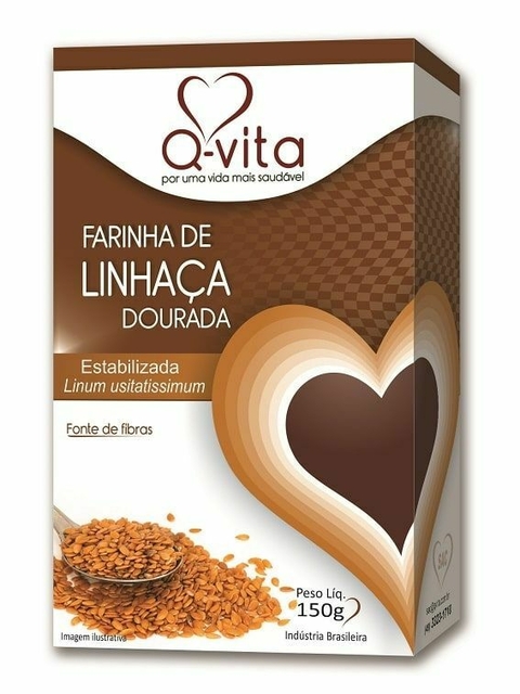 Farinha de Linhaça Dourada 150g Q-Vita