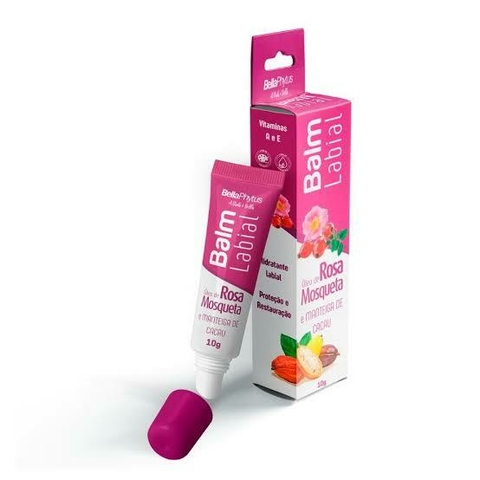 Balm Labial Rosa Mosqueta 10g - Bella Phytus
