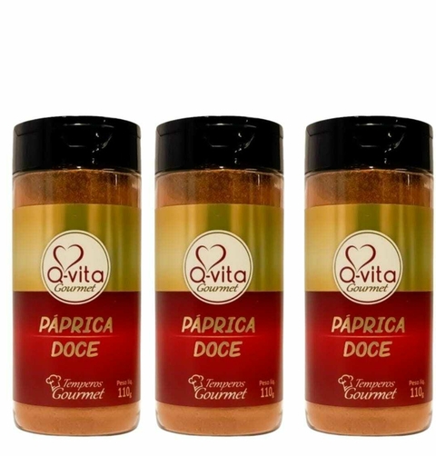 Páprica Doce 110g Qvita Tempero Gourmet - (3unidades) - comprar online