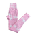 CALZA SEAMLESS BATIK ROSA CON BLANCO - comprar online