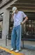 Jean Baggy 3 TIRAS "ELVIS CELESTE" - comprar online