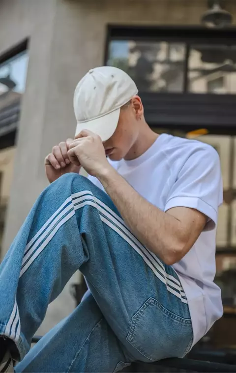 Jean Baggy 3 TIRAS "ELVIS CELESTE"