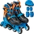 Patins Infantil Fun 04 Rodas com Acessórios de Proteção - Ajustável Tam. 33 a 36 - Hot Wheels