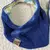Babero Bandana Reversible - Plush Azul Alegria - comprar online