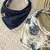 Babero Bandana Reversible - Azul Flores - comprar online