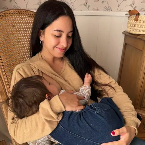 Buzo de Lactancia Indira - Camel