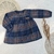 Vestido Escocés - Azul - comprar online