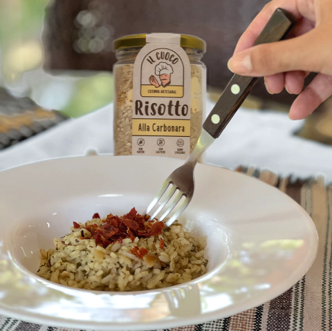 Risotto Alla Carbonara | Bacon Crispy - comprar online
