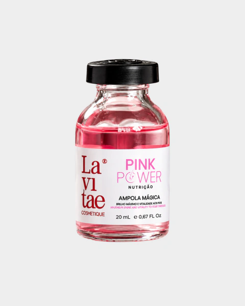 Ampola Capilar de Nutrição Pink Power 20ml