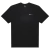 Camiseta preta da Nike com logo branco na frente.
