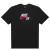 Camiseta preta da Nike com logo SB em destaque na parte frontal.