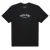 Camiseta preta com estampa "THUG NINE Por Mi Barrio" na parte frontal.