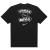 Camiseta preta da Nike com estampa "PRESS ON! JUST DO IT." na parte de trás.