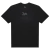 Camiseta Nike preta com estampa "Just Do It" em destaque.