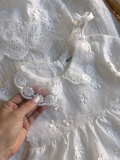 VESTIDO BODY BAUTISMO LABRADO CON CAPELINA en internet