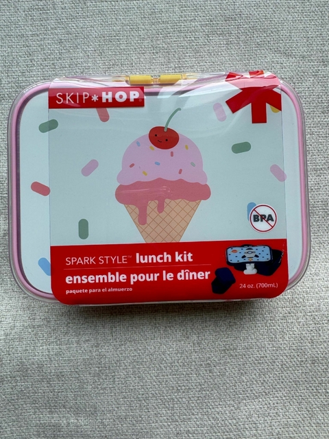 Kit de lanche - com divisórias sorvete
