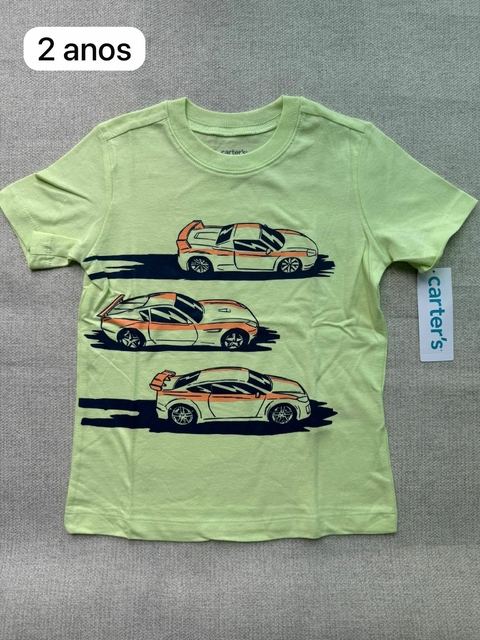 Camiseta avulsa carros - 2 anos
