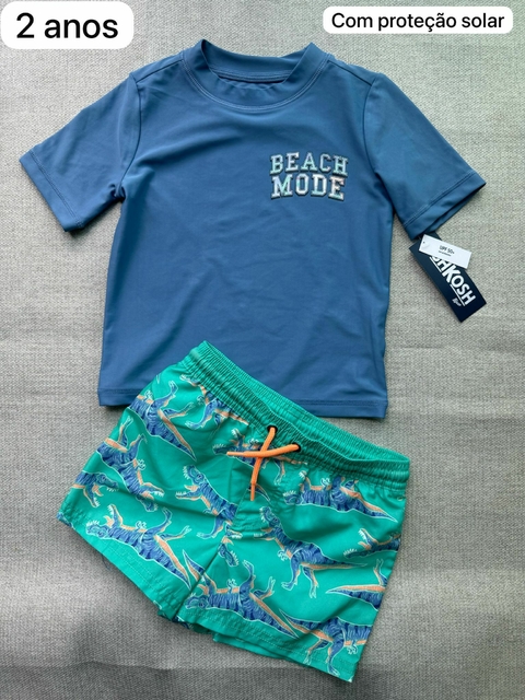 Conjunto pisicina com proteção solar - 2 anos