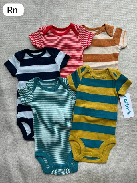 Kit de bodies listrado - RN