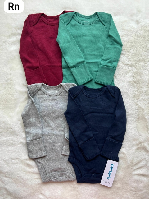 Kit de bodies liso manga longa - RN - comprar online