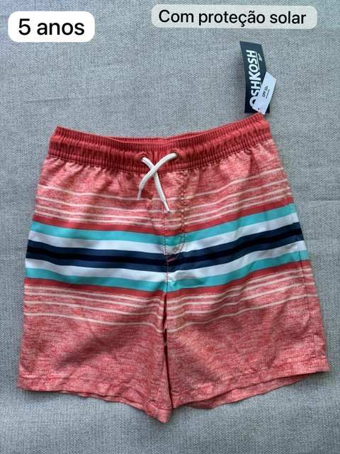 Shorts avulso com proteção solar - 5 anos