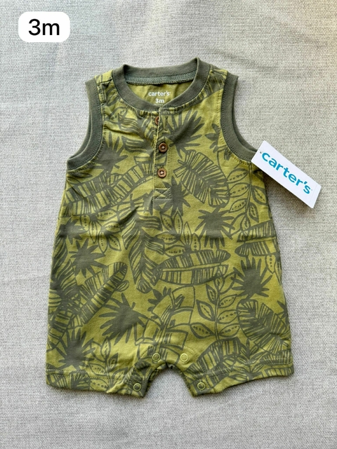 Romper verde coqueiro - 3m