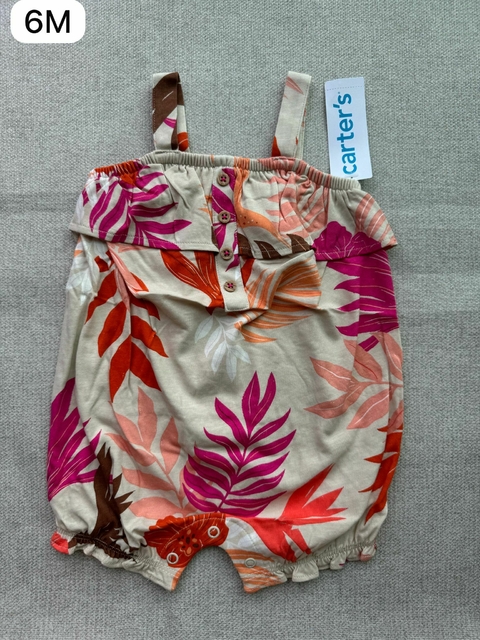 Romper flores - 6m
