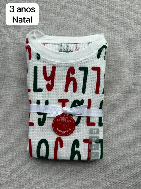 Conjunto pijama de Natal - 3 anos