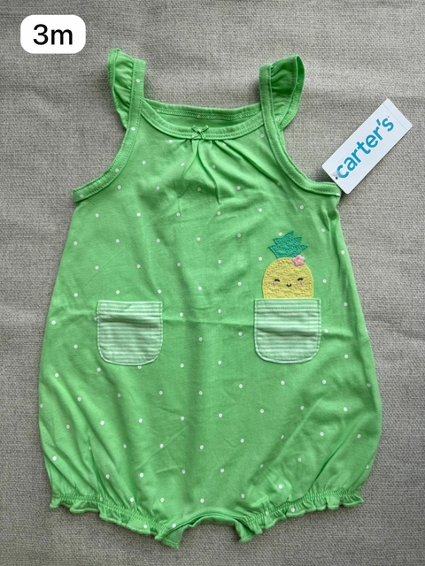 Romper neon abacaxi - 3m