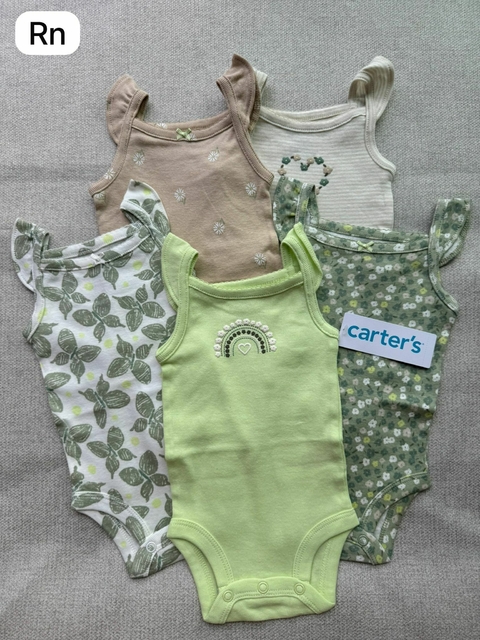 Kit de bodies verdinho regatinha - Rn