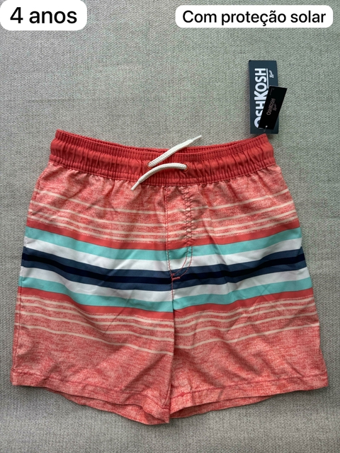 Shorts avulso piscina com proteção solar - 4 anos