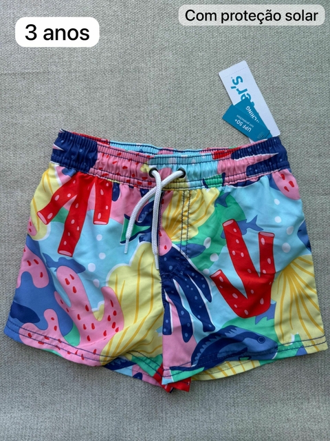 Roupa de piscina shorts avulso - 3 anos