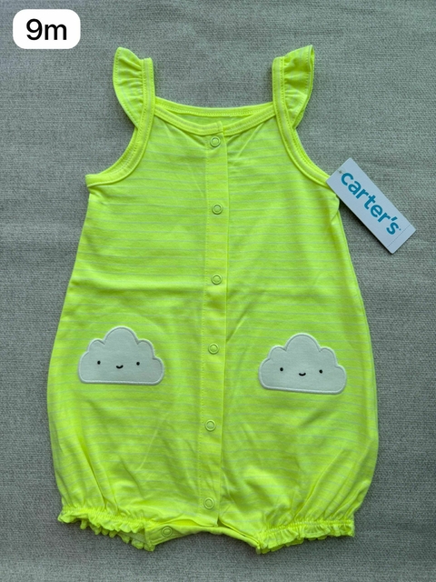 Romper neon nuvem - 9m