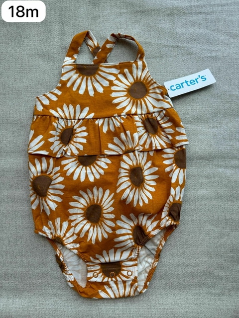 Romper girassol - 18m