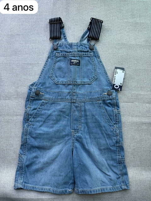 Jardineira jeans Oshkosh - 4 anos