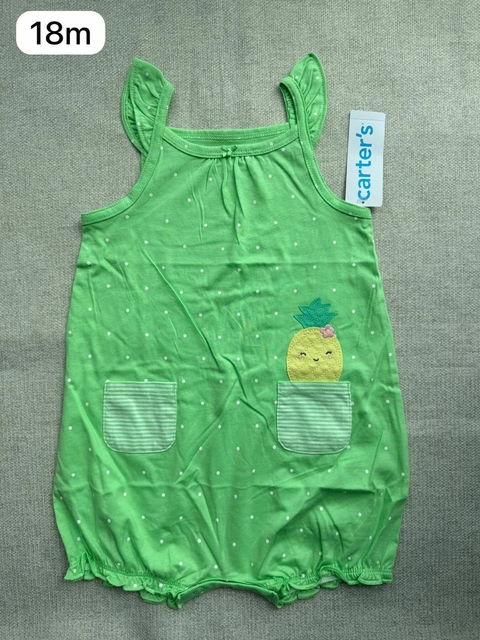 Romper neon verde - 18m
