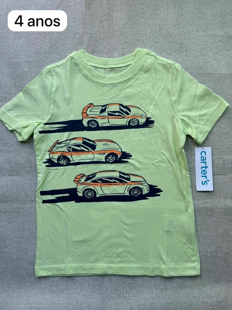 Camiseta avulsa carros - 4 anos