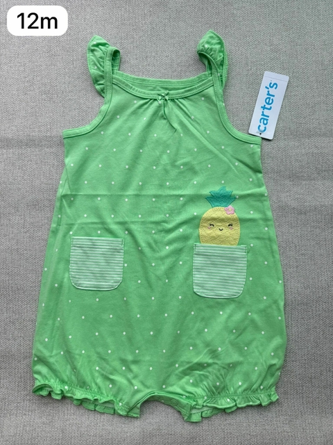 Romper verde neon - 12m