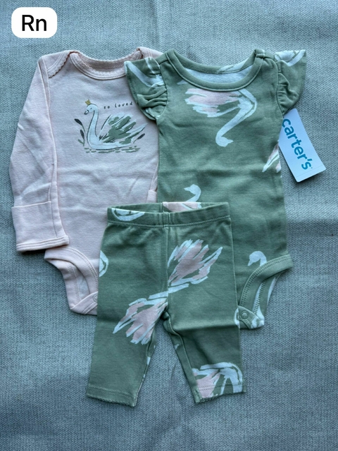 Trio bodies com calça cisne - Rn
