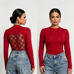 Camisetas encaje espalda - comprar online
