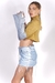 CROPPED TRICÔ MANGA JEANS - comprar online