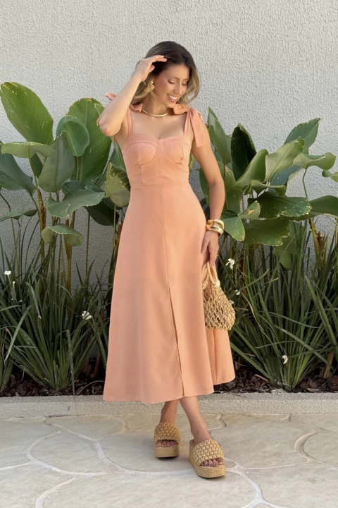 Vestido LUMA Linho Misto - Verão Essenza 2