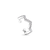 Piercing Linha Cravejado Prata - comprar online