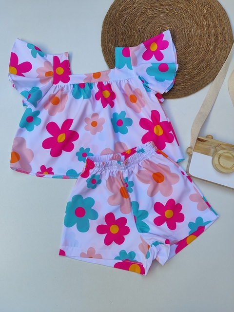 Conjunto Batinha Floral - comprar online